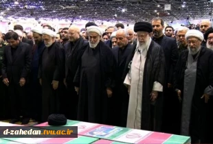 وداع دانشگاهیان دانشگاه فنی و حرفه‌ای در استان تهران با پیکر شهدای سانحه سقوط بالگرد 3