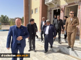 بازدید معاون پژوهش و فناوری دانشگاه ملی مهارت کشور از آموزشکده های شهرستان زاهدان 2