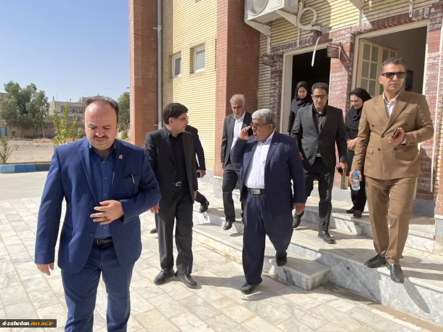 بازدید معاون پژوهش و فناوری دانشگاه ملی مهارت کشور از آموزشکده های شهرستان زاهدان 2