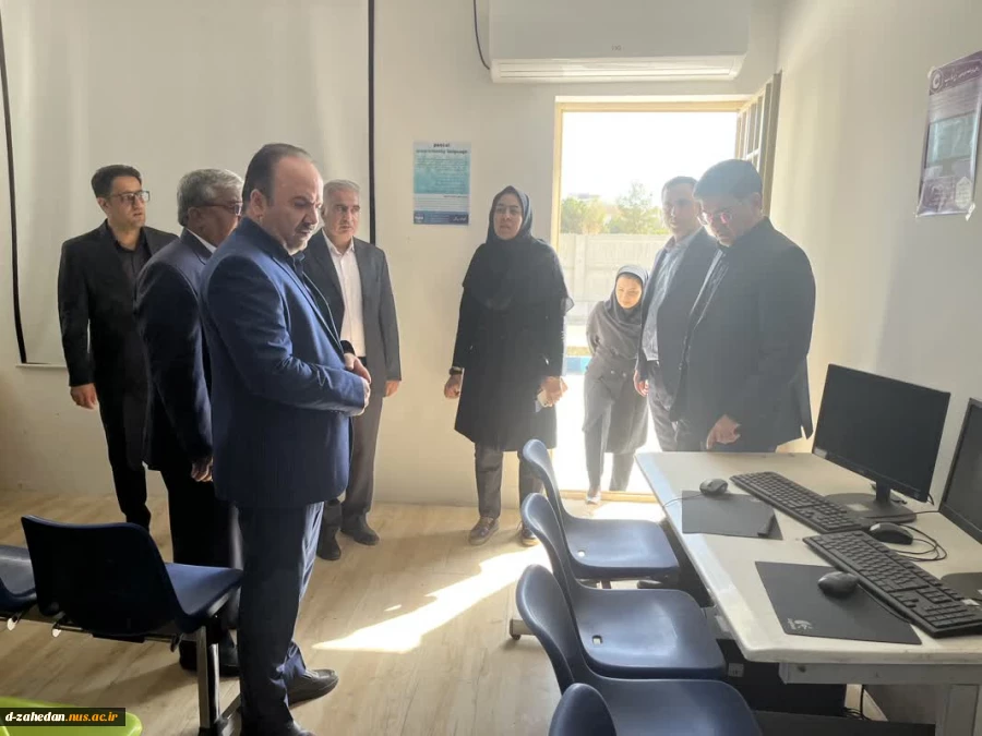 بازدید معاون پژوهش و فناوری دانشگاه ملی مهارت کشور از آموزشکده های شهرستان زاهدان 3