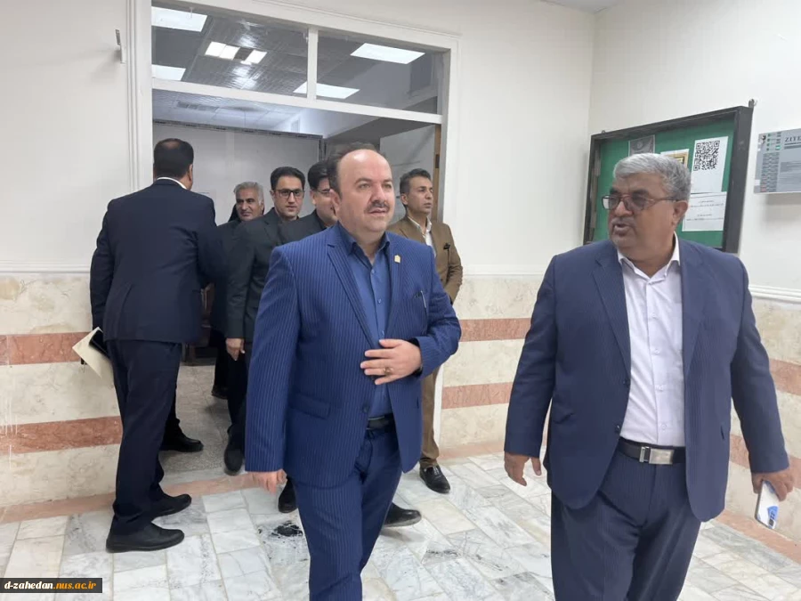 بازدید معاون پژوهش و فناوری دانشگاه ملی مهارت کشور از آموزشکده های شهرستان زاهدان 5
