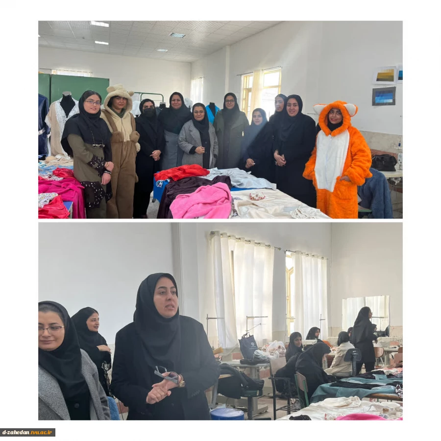 بازدید از ژوژمان دانشجویان گروه طراحی و دوخت 2